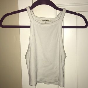 White crop top